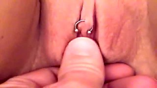 Kayla Marie - pov homemade blowjob and hardcore - pierced clitoris
