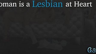 Sarah Lace quietly pleasures Crystal Rush while she is in blondfold