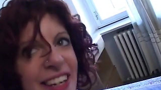 Double penetration for the milf slut