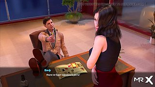 Seductive cougar and nymphs in a 3D animated adventure