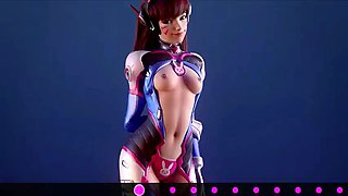 Cock Hero D.VA Edition: Blowjob, Pov  Hentai Porn