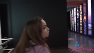 Beautiful brunette Selina Imai in hot pov scene in the park