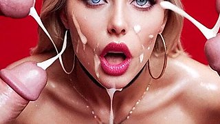 Captain Lara and Jake Sex in BDSM Hotel. Blonde Curvy Woman with Big Tits, Big Dick, Creampie, Cumshot, Gangbang, Bukkake