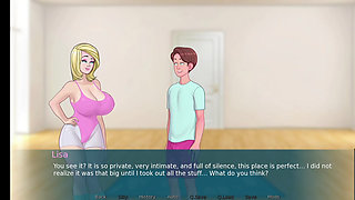 dabby and anon make hot romantic seen in summertime saga part 8