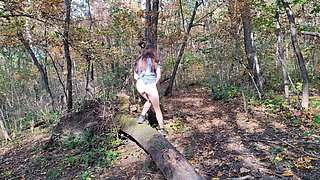 My Fall Walk Without Panties.