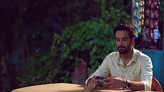 Indian pair celebrating their anniversary in bedroom