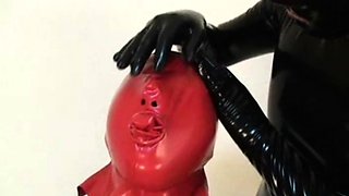 Bound humiliated pregnant fetish asian slut is pussy toyed