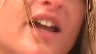 Sexy Blonde Housewife Sucks Husband's Big Cock and Later Gets Fucked Doggy Style