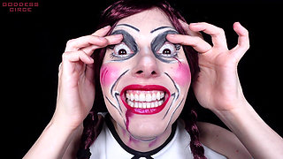 The Evil Doll Wants Your Fucking Load of Thick and Hot Cum - Creepy Crazy Face (video Request)