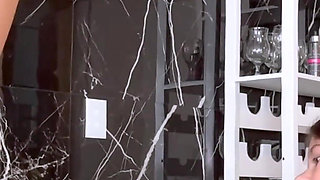 My Pregnant Friend and I Don't Oil Our Belly and Fuck Our New Vecion Until We Cum