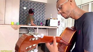 Headscarf Granny Gets Her Ass Stretched Hard By BBC Guitar Student - Rough Anal & Deepthroat