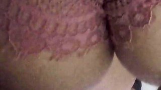 Unknown man lift woman's skirt in metro subway & rubbing his big dick on her ass