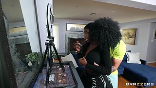 Gorgeous black MILF xxx soul-stirring video