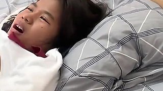 18 Years Old Thai Amateur with Tight Pussy Can't Handle White Dick