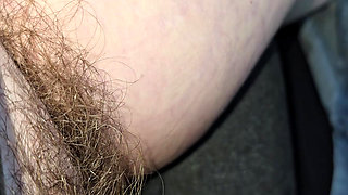 Whore Toying Her Fat Hairy Cunt In A Parking Lot