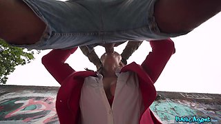 Sexy Boss MILF Caught Sucking Cock