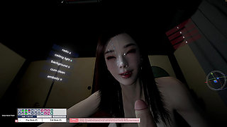 Horny Asian Girl Sucks and Fucks Your Cock Until You Cum Everywhere