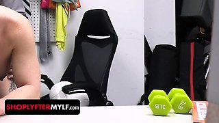 Huge titted pe coach gets caught shoplifting