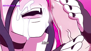 Rough Deepthroat and Cum Swallow for Perv Girlfriend - Hentai Parody HQ