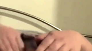 YoungEnglishBbw spreading my fat pussy lips, fucking my self with vibrator