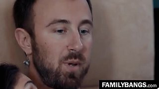 Depressed Stepsister Gets Rough Cuddle from Lazy Stepbrother - Abella Danger & Chad Alva Family Taboo