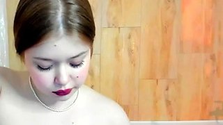 BBW petite big natural saggy tits teen tease in ba