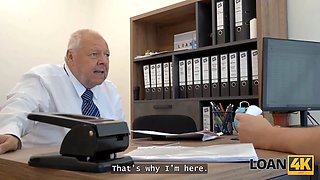 Loan4k. trampy mina k is playing grubby games with loan chief