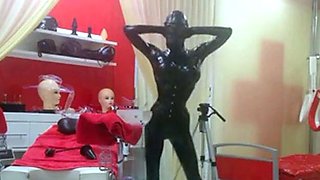 Kylies Latex Webcam Show BDSM Fun im Studio
