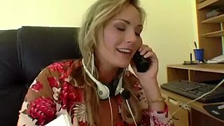 Office boss Milf falls in love with black dick