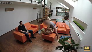 Hunt4k. cute teen dream nikky nailed in front of thirsty cuckold