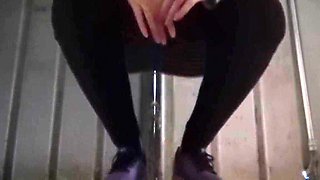 Nicoletta Takes R. on Her Neighbor and Pisses in His Garage Special Covid19 Italian Quarantine