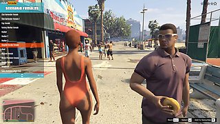 NSFW gameplay: Strip club mod in GTA V - Paradise City [18+]