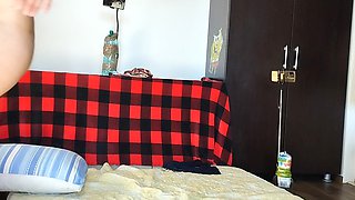 Amateur Wife Tries on Clothes and Cuts Them