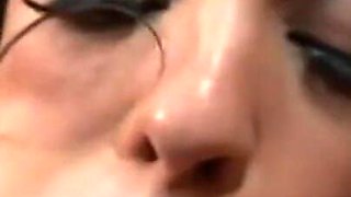 Threesome horny bang with two sexy babes