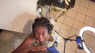 He Told Me He Would Pay Me 100 Dollars if I Suck His Big Black Cock but I Suck It for Free