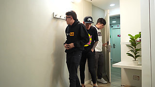 Nerdy Men Fuck Their Latina Boss with a Giant Ass and Fill Her Pussy and Face with Cum