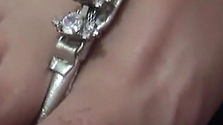 Black Toes in Amazing Footjob