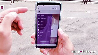 French sex action with squeaky Flora from Snap-Fuck