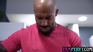 Ebony 18yo Seducing Stepdaddy To Get His Big Black Dick With Valentine S Day, Daddy Black And Brianna Moore