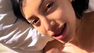 Pov homemade amateur facial cumshot and blowjob