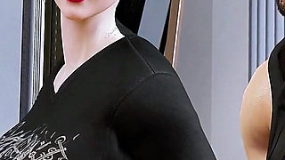 Old Man Curved in Code: the 3D Siren - 3D Animation Hentai