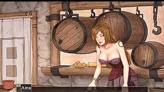 Hentai sex, female masturbation, cartoon fantasy