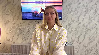 Truth or Dare Turns Hot - Blonde Stepsister Arisha Mills Fucks Hard POV