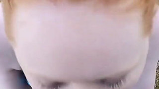 Horny ginger Ruby Red fucks her swim instructor by the pool