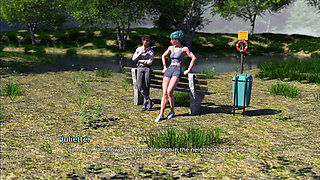 Juliette Isn't An Ordinary Girl - Outdoor Waling With My Elder Futa Girlfriend