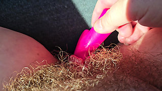 Clit Pumping Squirting and Pissing Myself in the Car.
