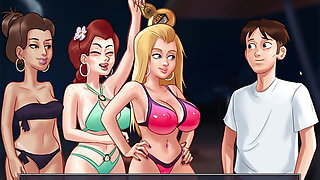 hot aunty and nebouhood anon make seen in summertime saga