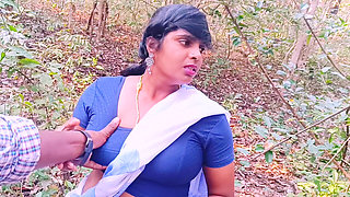 Indian Stepmom and Stepson Hardcore Fucking in Jungle