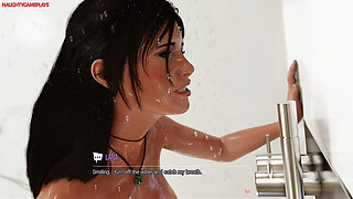 Extreme Squirts With Huge Dildo Ride in Her Ass, Hot Intense Female Masturbation - CA Sex Scenes 3D Game