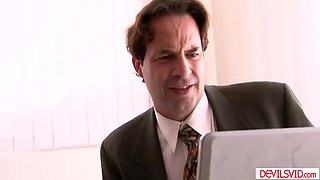 Babysitter Teasing Her Boss With Blowjob